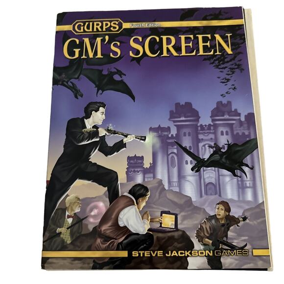 GURPS GM’s Screen, Fourth Edition, Steve Jackson Games, Very Good Condition - Picture 1 of 6